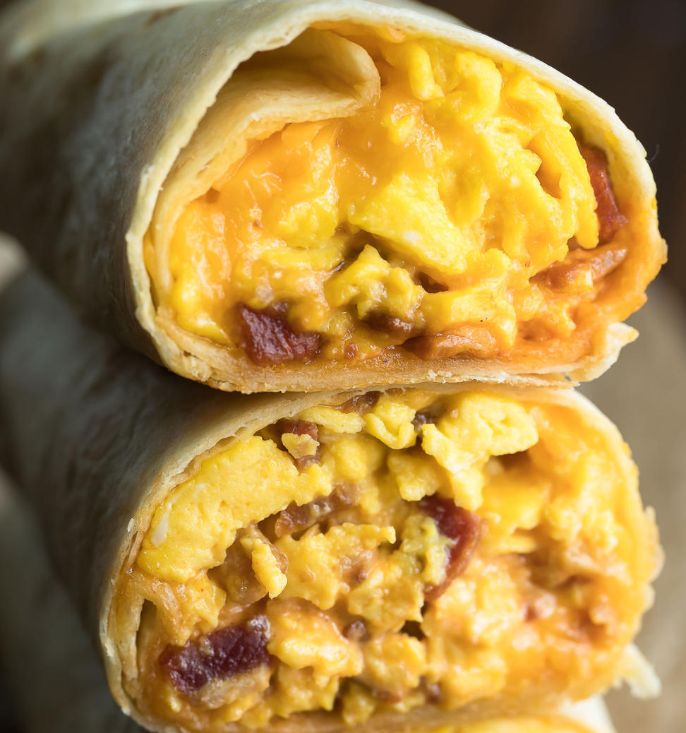 Bacon, Egg and Cheese Burrito