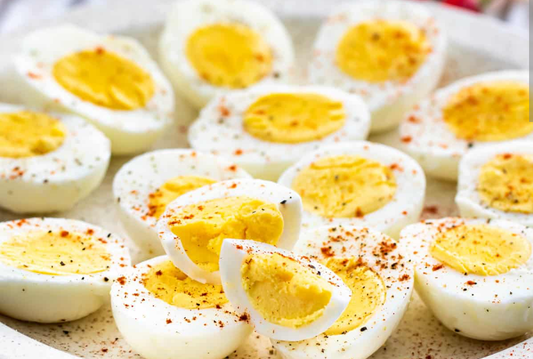 Hard Boiled Eggs with Paprika